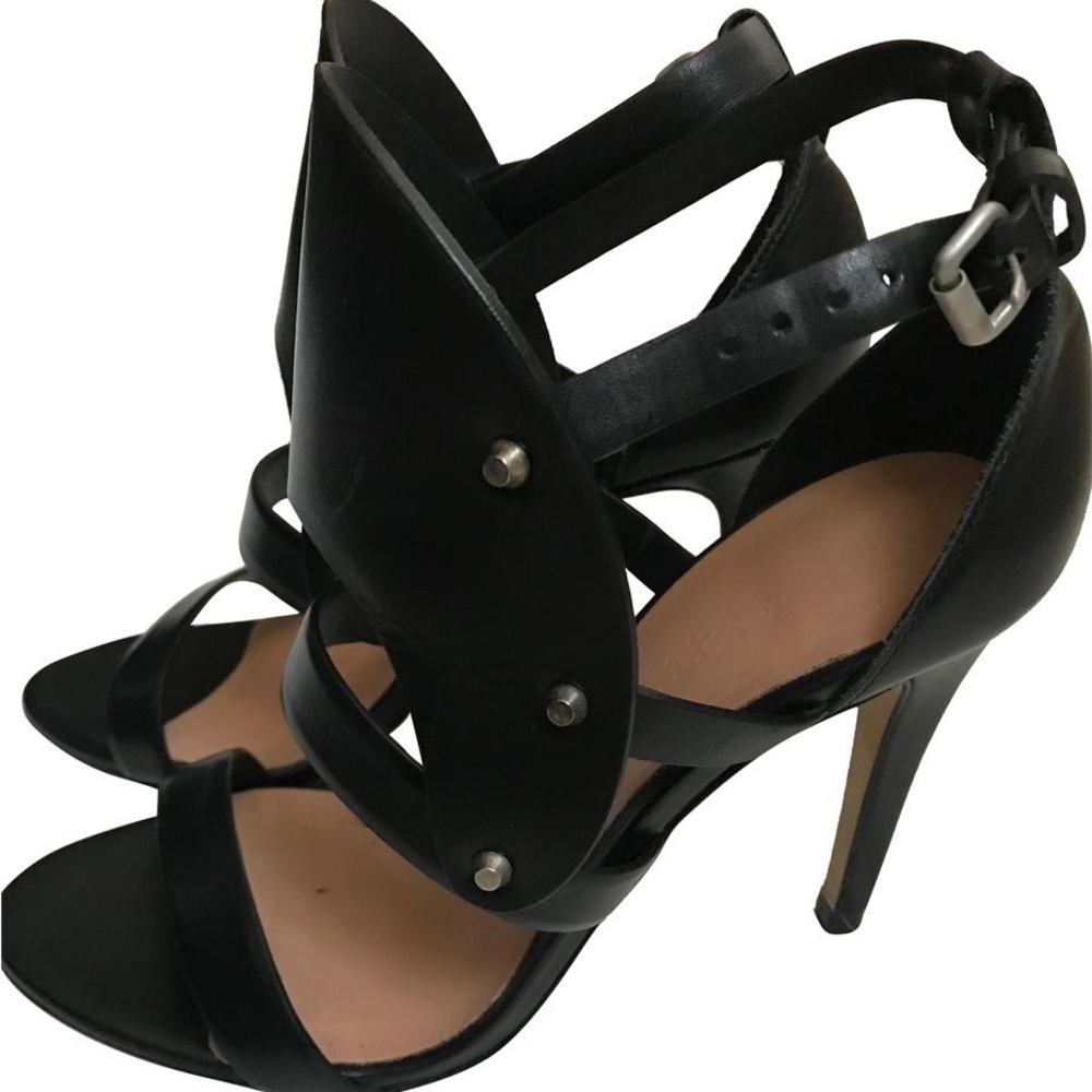 NEW L.A.M.B. LAMB Gareth black stiletto sandal size 6.5